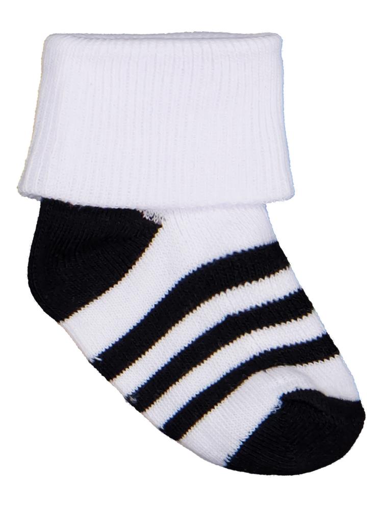 Civil Baby Siyah-Beyaz Asetat 0-24 Ay Çorap Setleri