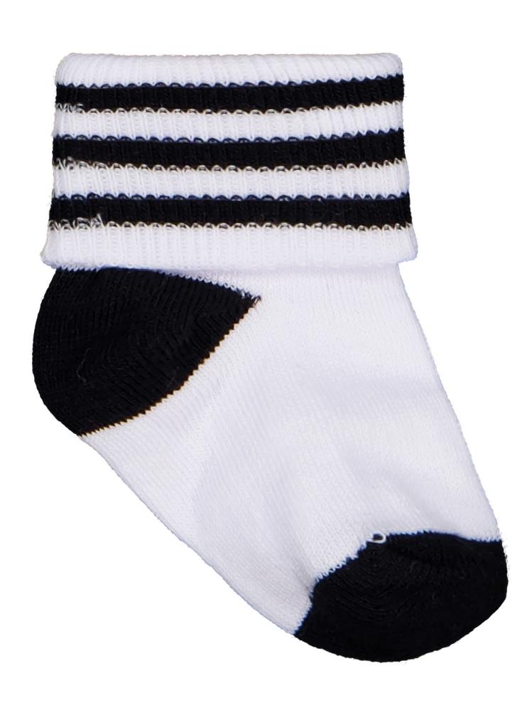 Civil Baby Siyah-Beyaz Asetat 0-24 Ay Çorap Setleri