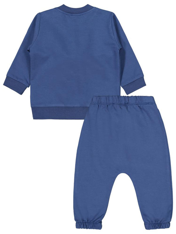 Civil Baby Köpek Kafalı 0-24 Ay Takım - Mavi