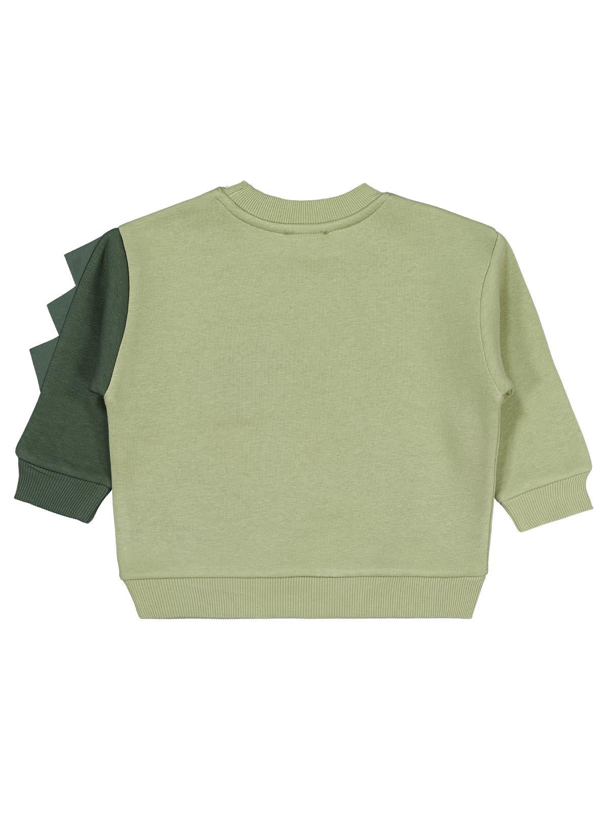 Civil Boys Sooo Hungry Baskılı 2-5 Yaş Sweatshirt - Haki