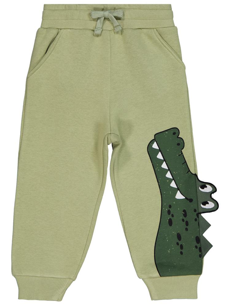 Civil Boys Timsah Baskılı 2-5 Yaş Eşofman Altı - Haki