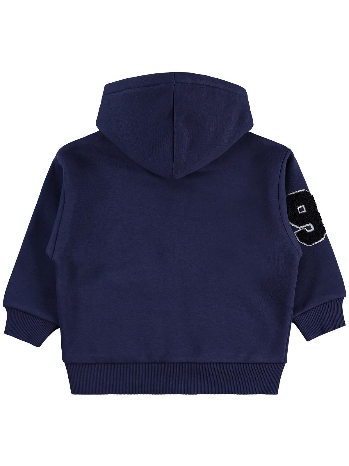 Civil Boys College Campus Baskılı 2-5 Yaş Hırka - Lacivert