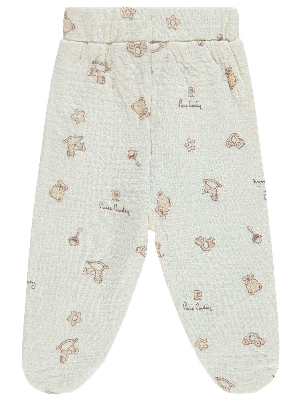 Pierre Cardin Retro Toyz Empirme Patikli 1-9 Ay Tek Alt Bebe - Ekru