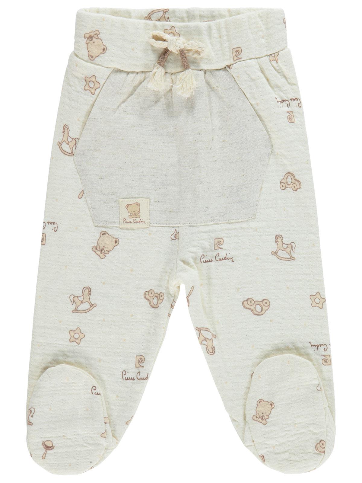 Pierre Cardin Retro Toyz Empirme Patikli 1-9 Ay Tek Alt Bebe - Ekru
