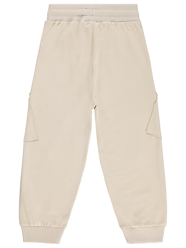 Civil Boys Kargo Cepli Etiketli 6-9 Yaş Eşofman Altı - Bej