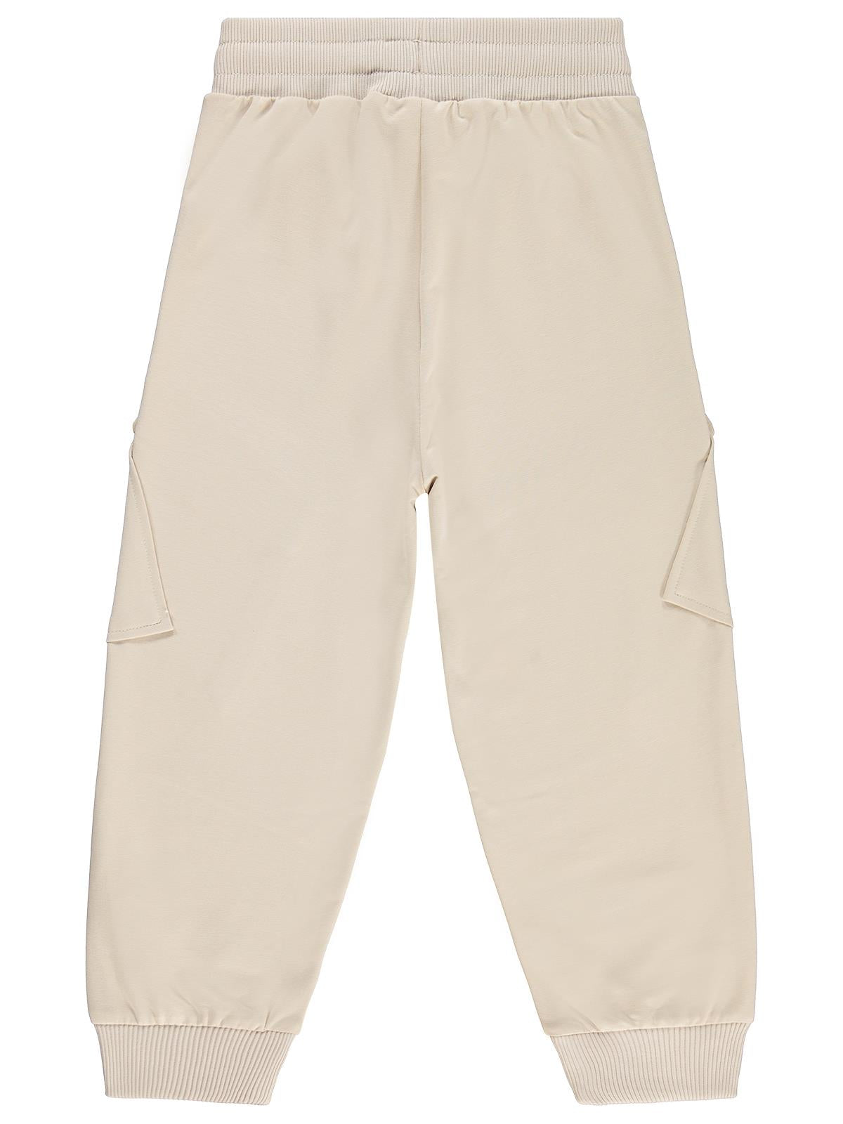 Civil Boys Kargo Cepli Etiketli 6-9 Yaş Eşofman Altı - Bej