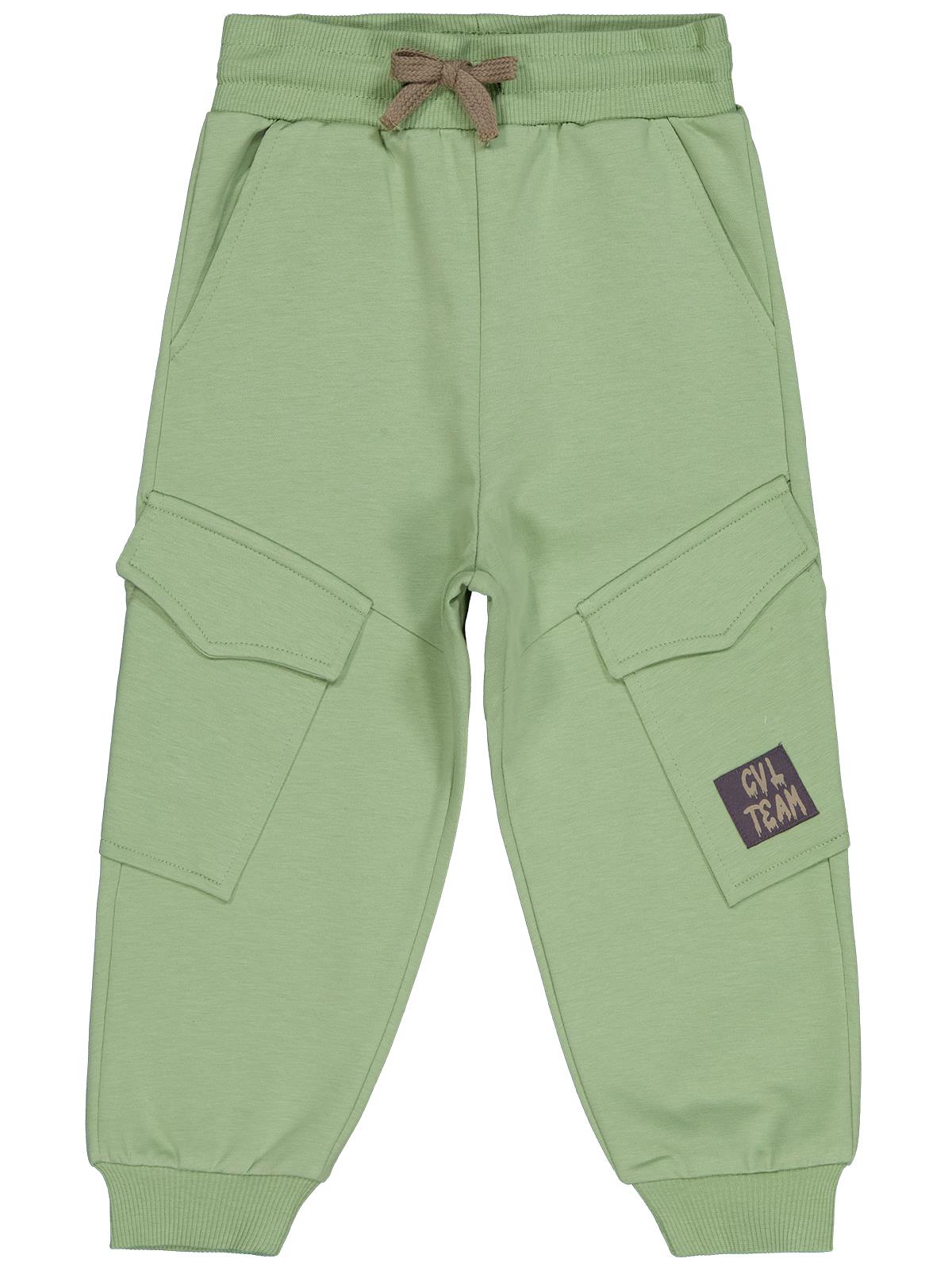 Civil Boys Kargo Cepli Etiketli 2-5 Yaş Eşofman Altı - Yeşil