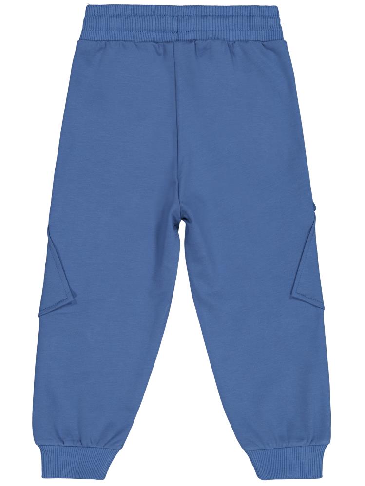 Civil Boys Kargo Cepli Etiketli 2-5 Yaş Eşofman Altı - Mavi