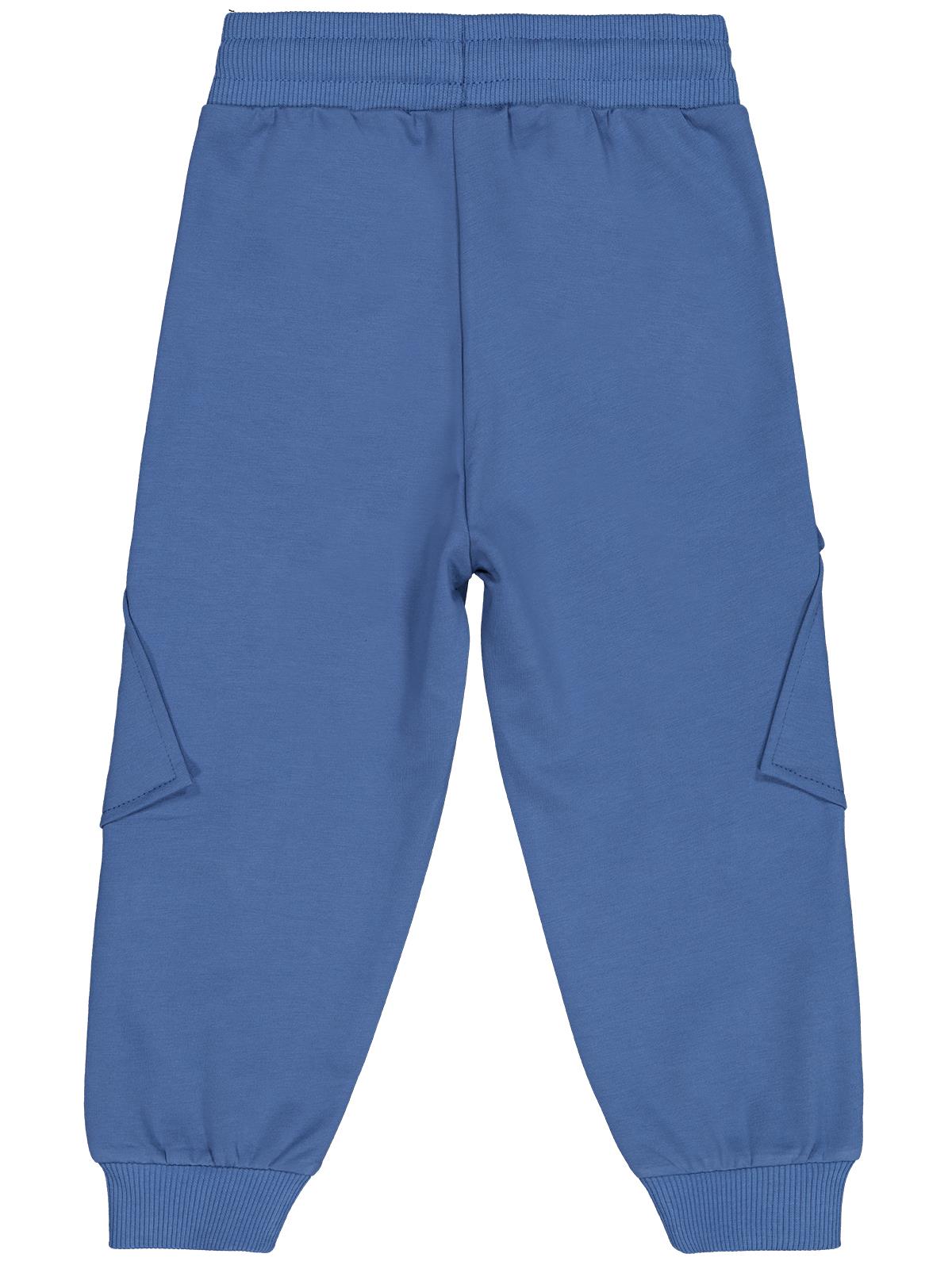 Civil Boys Kargo Cepli Etiketli 2-5 Yaş Eşofman Altı - Mavi