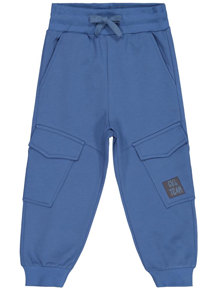 Civil Boys Kargo Cepli Etiketli 2-5 Yaş Eşofman Altı - Mavi