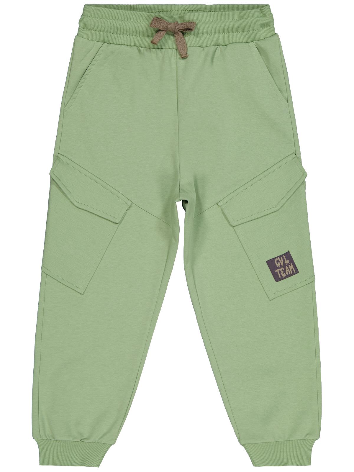 Civil Boys Kargo Cepli Etiketli 6-9 Yaş Eşofman Altı - Yeşil