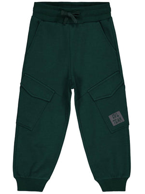 Civil Boys Kargo Cepli Etiketli 2-5 Yaş Eşofman Altı - Yeşil