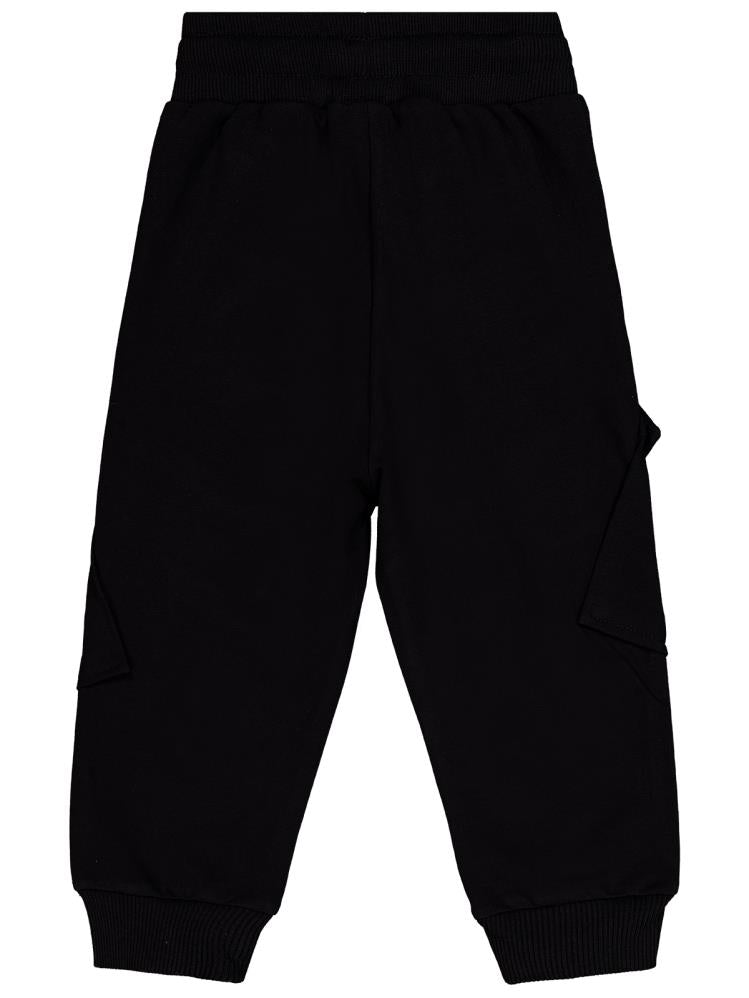 Civil Boys Kargo Cepli Etiketli 2-5 Yaş Eşofman Altı - Siyah