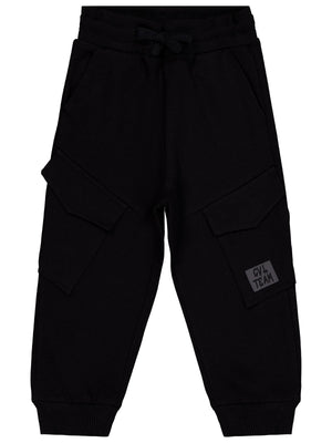 Civil Boys Kargo Cepli Etiketli 2-5 Yaş Eşofman Altı - Siyah