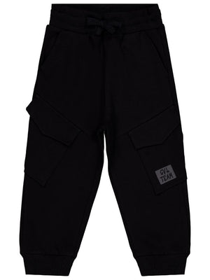 Civil Boys Kargo Cepli Etiketli 2-5 Yaş Eşofman Altı - Siyah