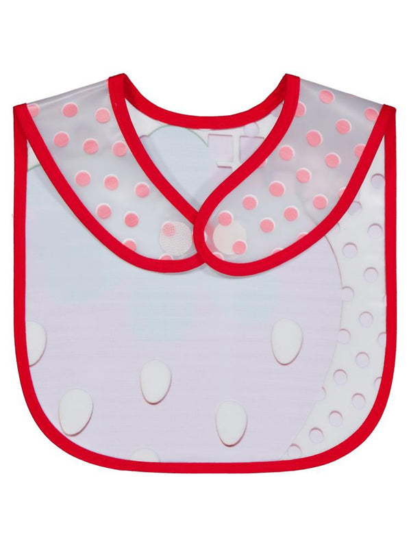 Civil Baby Çilek Baskılı Mama Önlüğü - Kırmızı