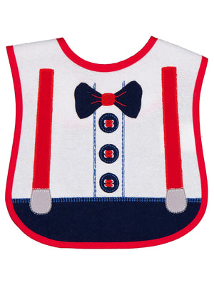 Civil Baby Damatlık Baskılı Mama Önlüğü - Ekru