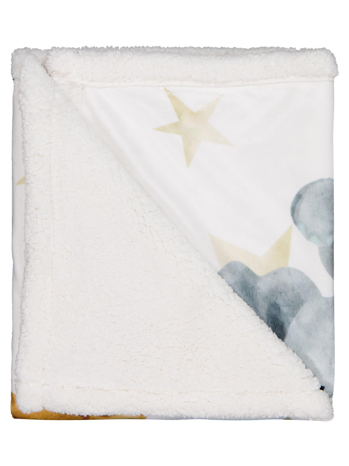 Civil Baby Fil Zürafa Baskılı Battaniye ve Kundak - Ekru