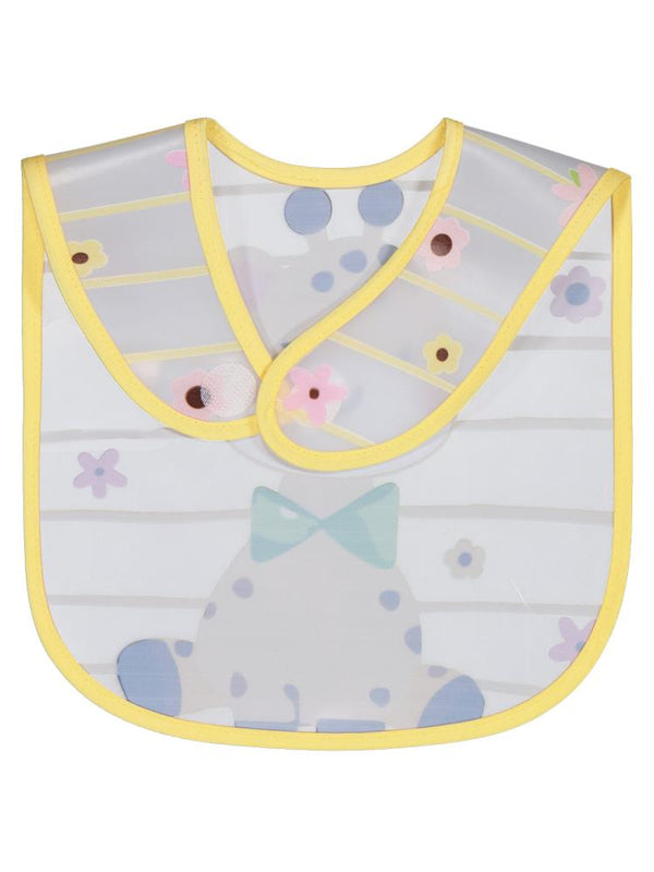 Civil Baby Zürafa Baskılı Mama Önlüğü - Sarı