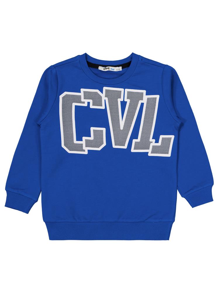 Civil Boys Cvl Baskılı 2-5 Yaş Takım - Mavi