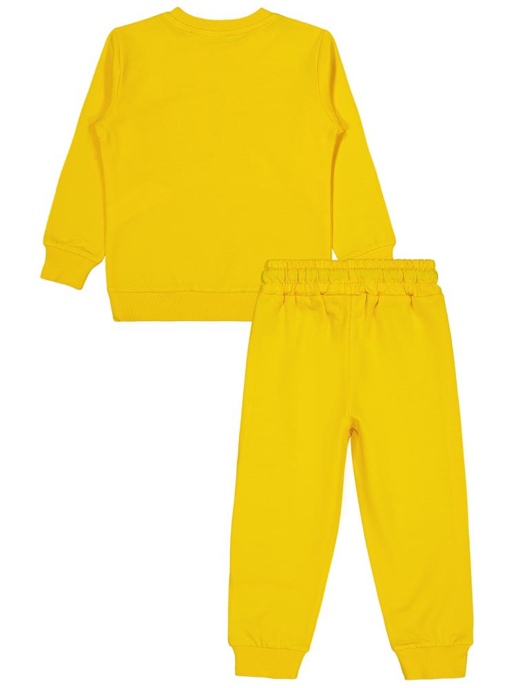 Civil Boys Cvl Baskılı 2-5 Yaş Takım - Sarı