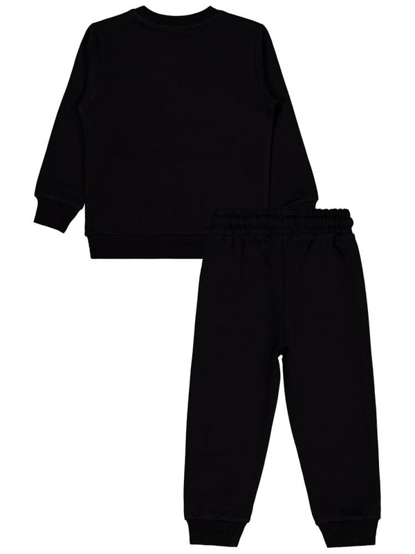 Civil Boys Cvl Baskılı 2-5 Yaş Takım - Siyah