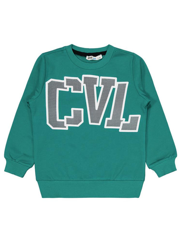 Civil Boys Cvl Baskılı 2-5 Yaş Takım - Yeşil