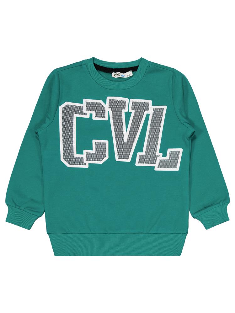 Civil Boys Cvl Baskılı 2-5 Yaş Takım - Yeşil