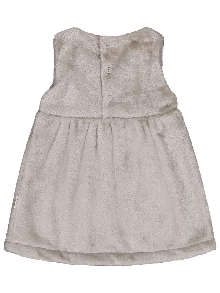Civil Baby Cep Detaylı Kedi Nakışlı 6-18 Ay Elbise - Gri