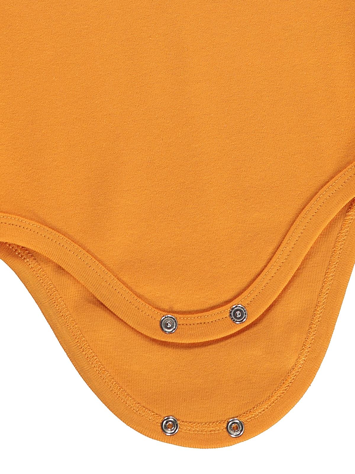 Civil Baby Düz Renkli 3-36 Ay Çıtçıtlı Badi - Turuncu