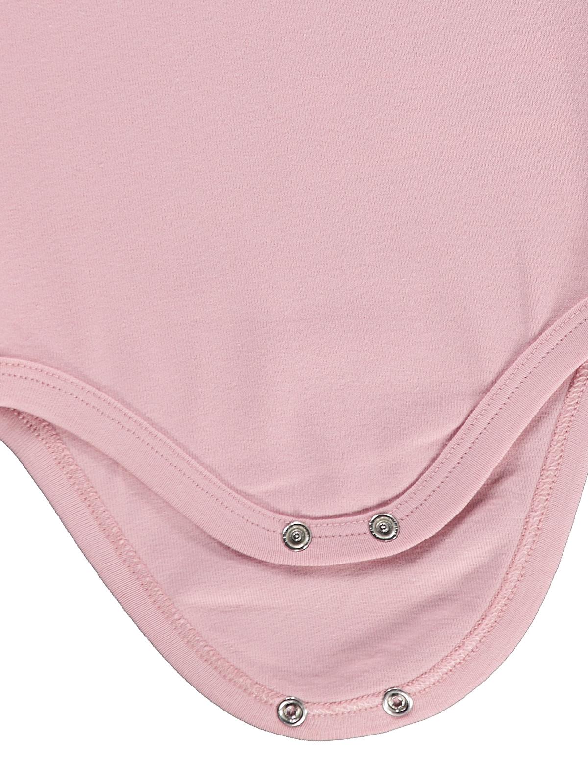 Civil Baby Düz Renkli 3-36 Ay Çıtçıtlı Badi - Pembe