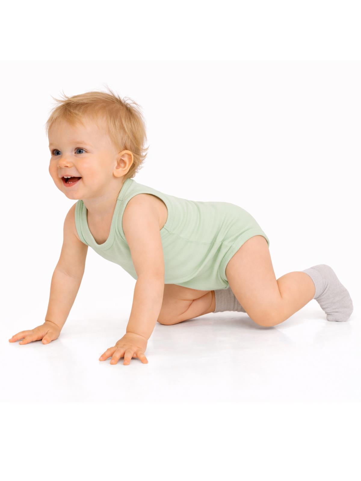 Civil Baby 3'lü Düz Sıfır Kol 0-36 Ay Çıtçıtlı Badi - Bej