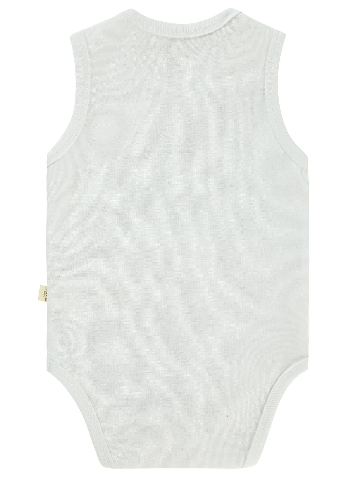 Civil Baby 3'lü Karışık Renk 3-36 Ay Çıtçıtlı Badi - Bej