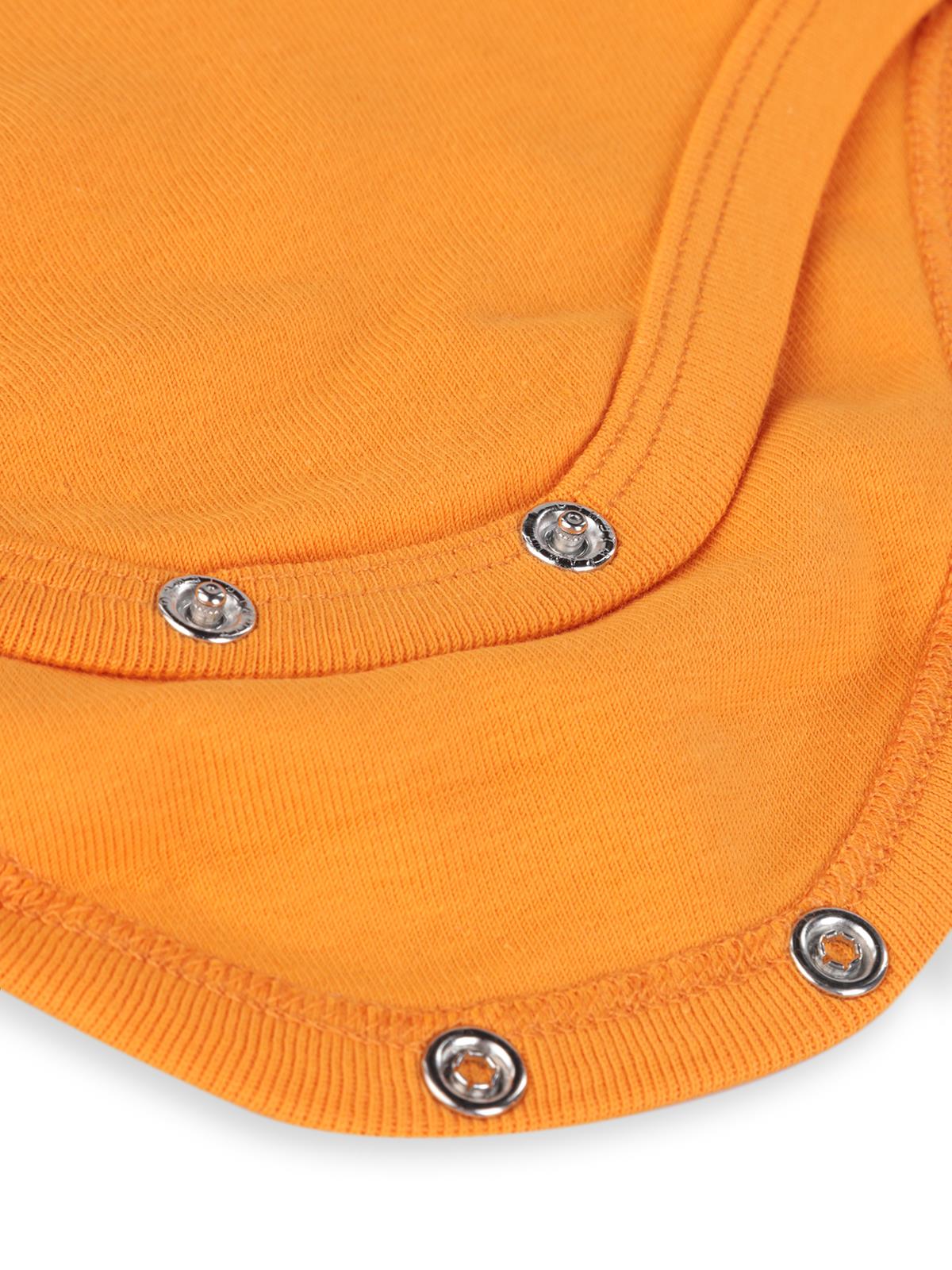 Civil Baby 3'lü Karışık Renk 3-36 Ay Çıtçıtlı Badi - Turuncu