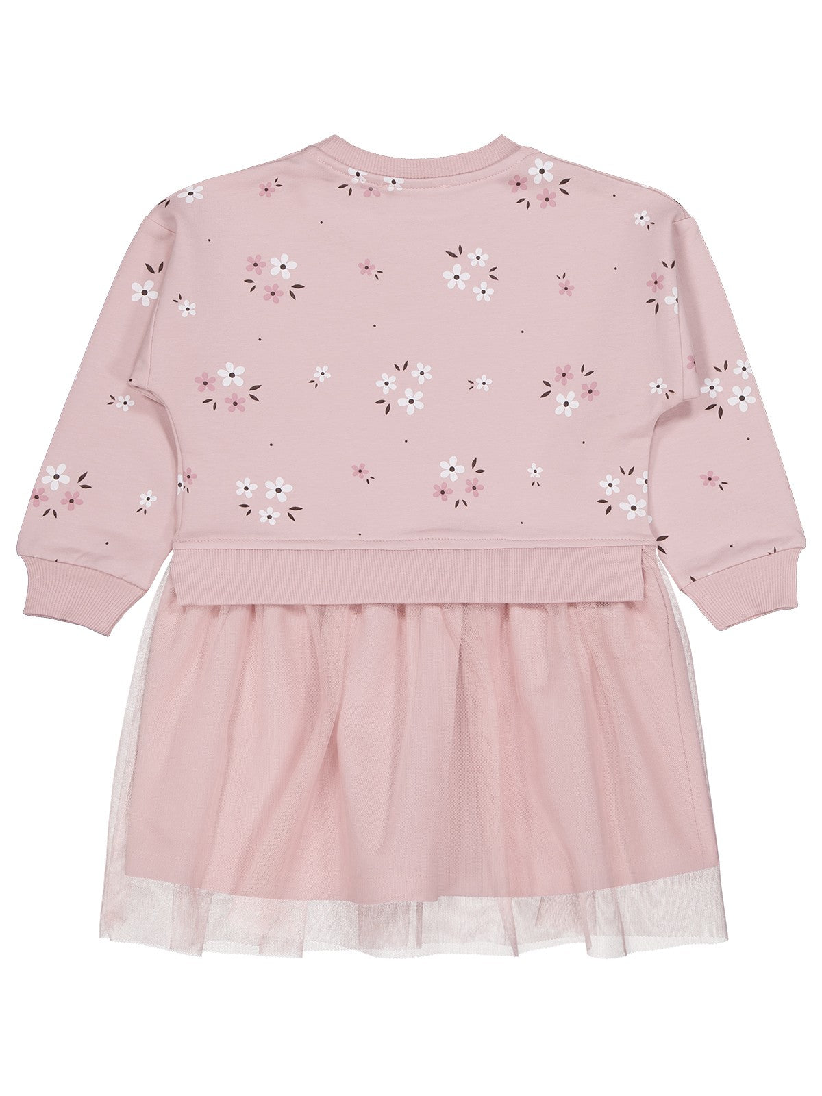Civil Girls Çiçek Baskılı 2-5 Yaş Elbise - Pembe