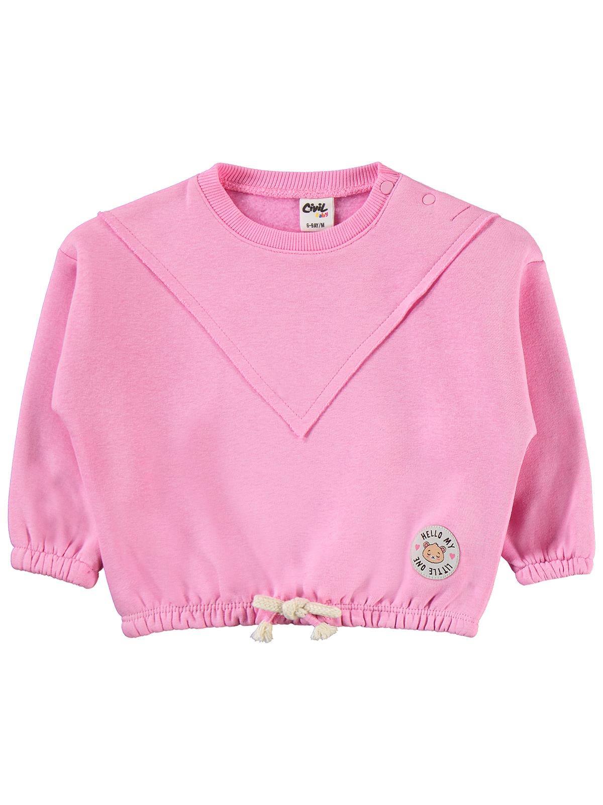 Civil Baby Hello My Little One Etiketli 6-18 Ay Takım - Pembe