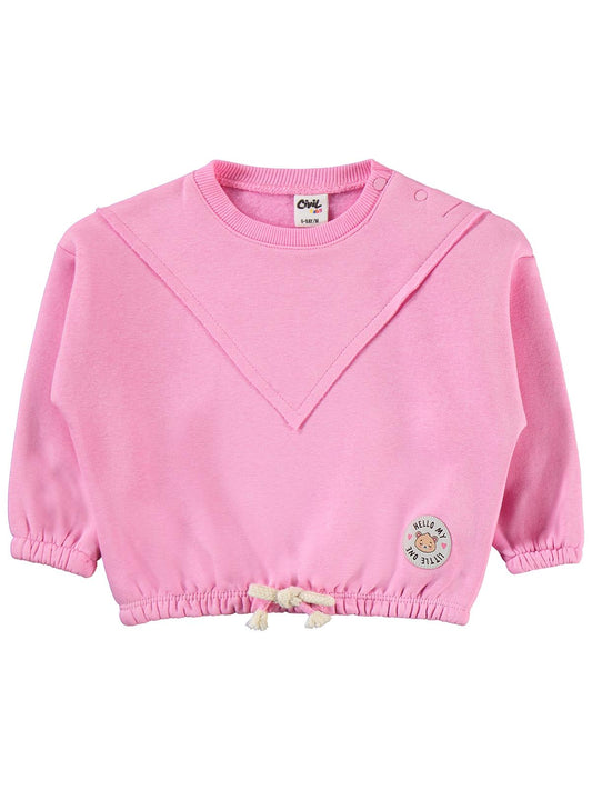 Civil Baby Hello My Little One Etiketli 6-18 Ay Takım - Pembe