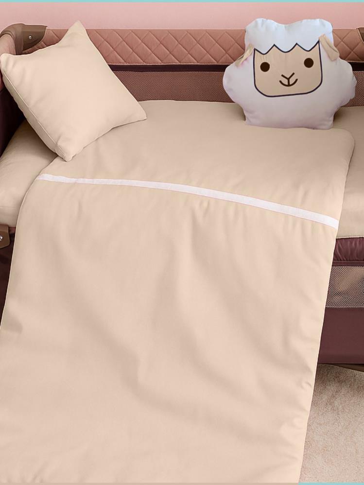 Kujju Pamuklu Oyun Parkı Uyku Seti - Kahverengi