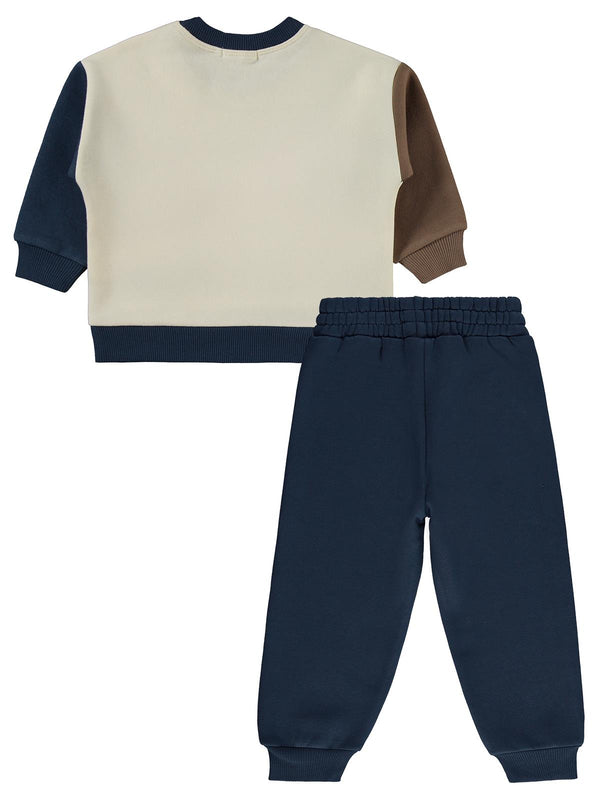 Civil Boys Best Friend Baskılı 2-5 Yaş Eşofman Takımı - Mavi