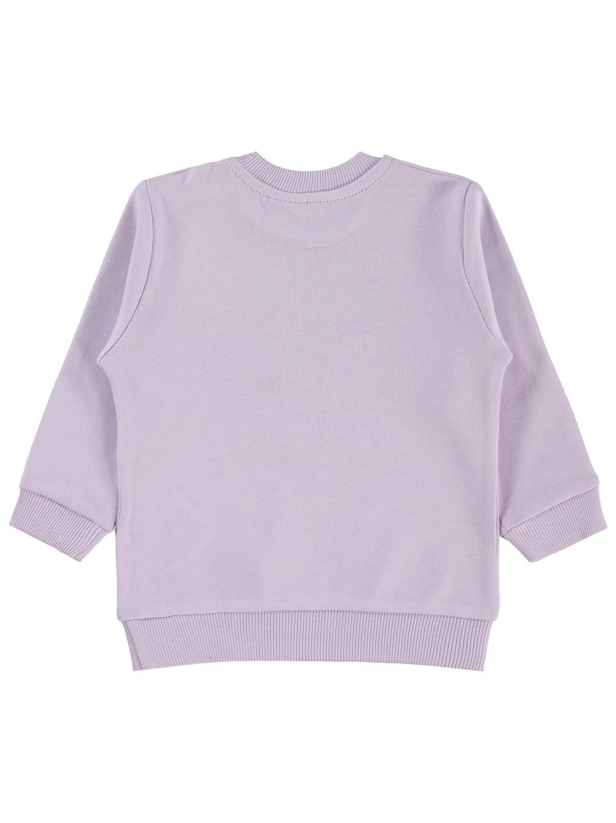 Civil Baby Little Bunny Baskılı 6-18 Ay Sweatshirt - Lila