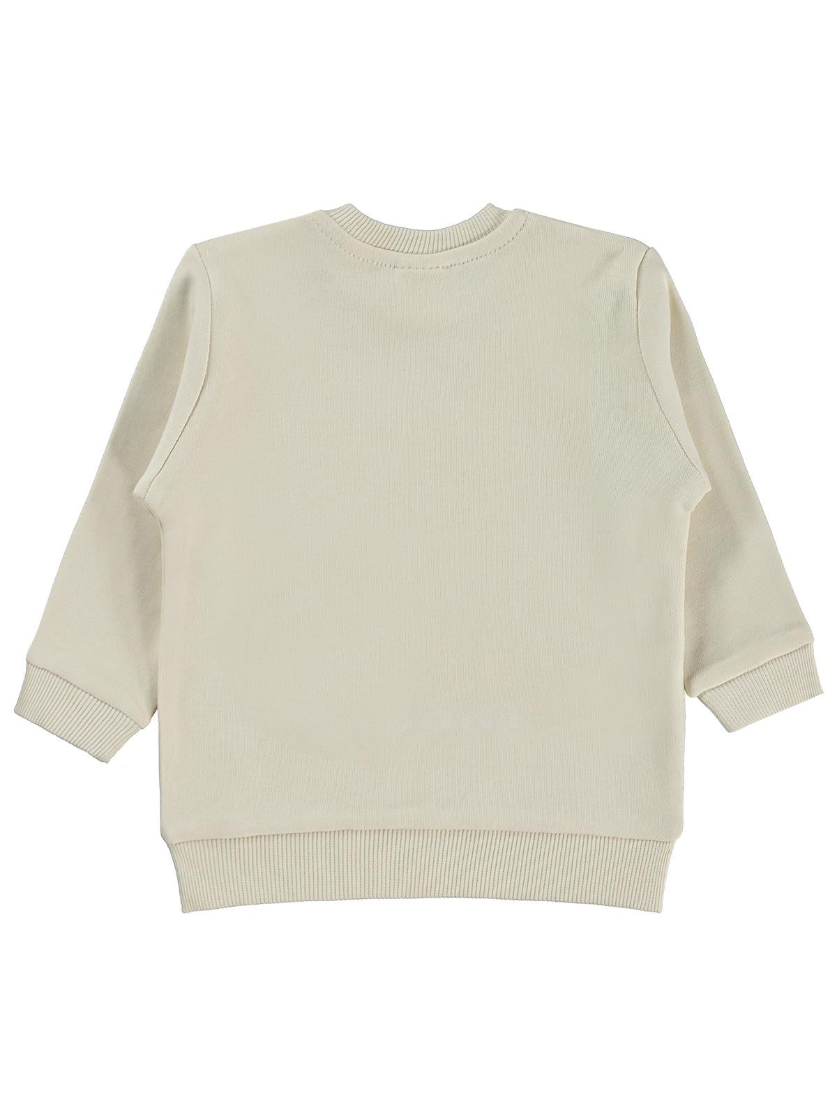 Civil Baby Little Bunny Baskılı 6-18 Ay Sweatshirt - Fil Dişi