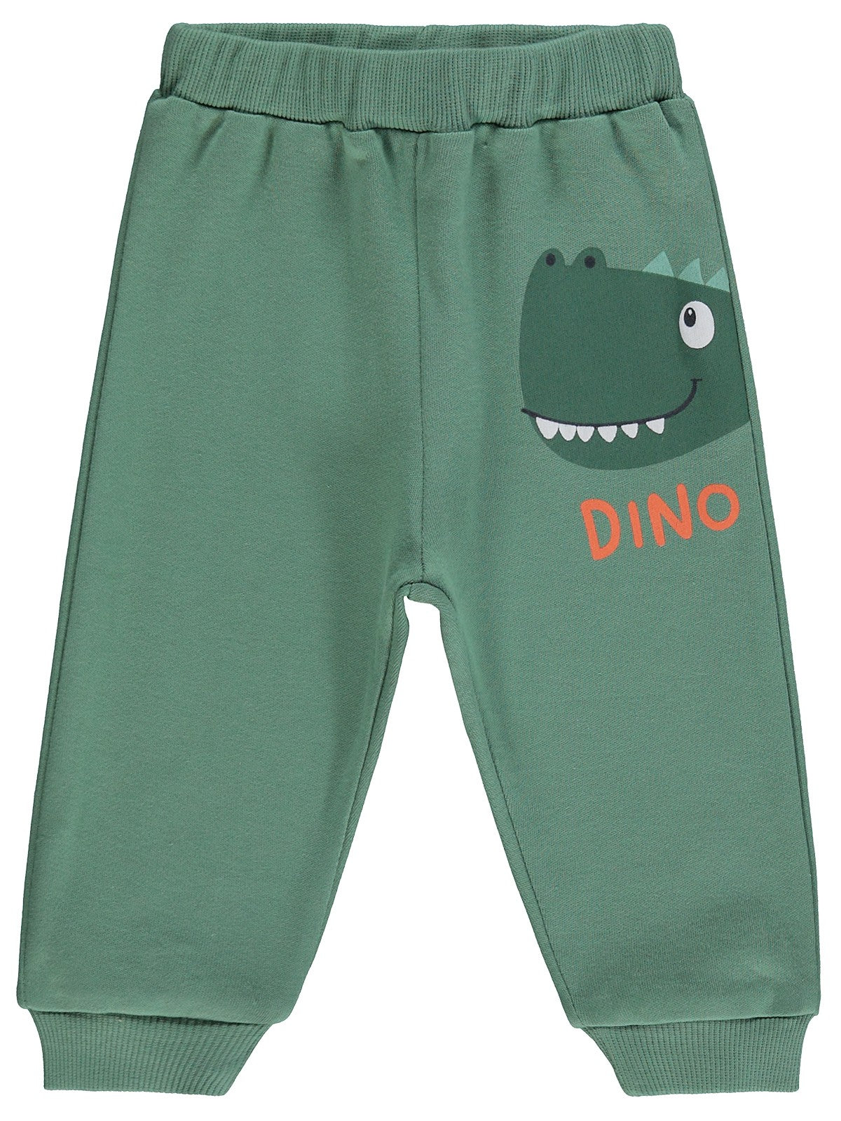 Civil Baby Dinozor Baskılı 6-18 Ay Tek Alt Bebe - Haki