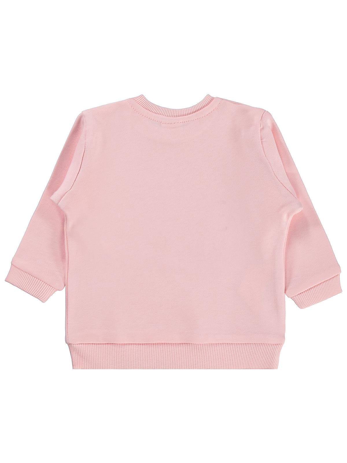 Civil Baby Need More Sleep Baskılı 6-18 Ay Sweatshirt - Pudra