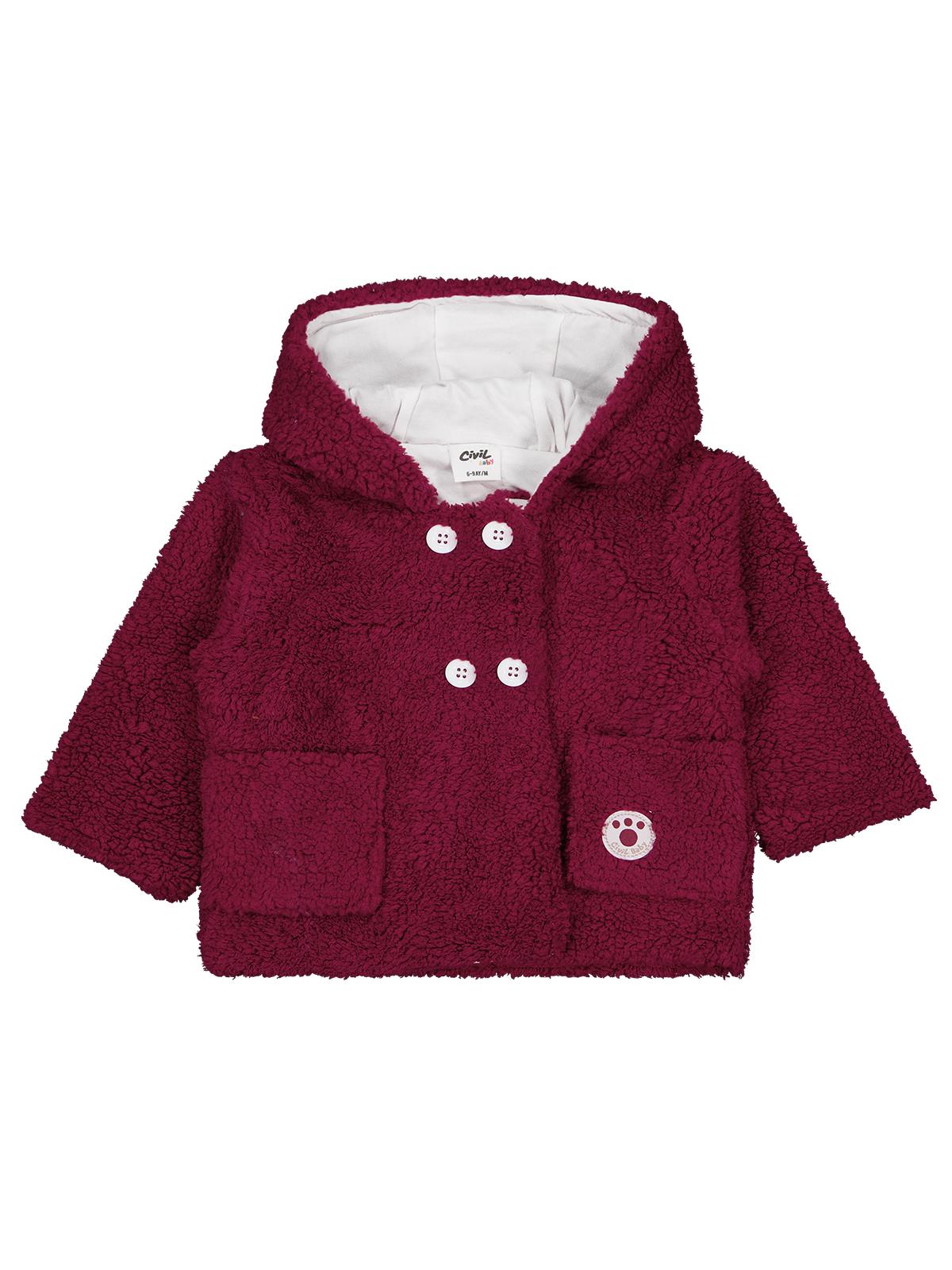 Civil Baby Cepli 6-18 Ay Mont - Bordo