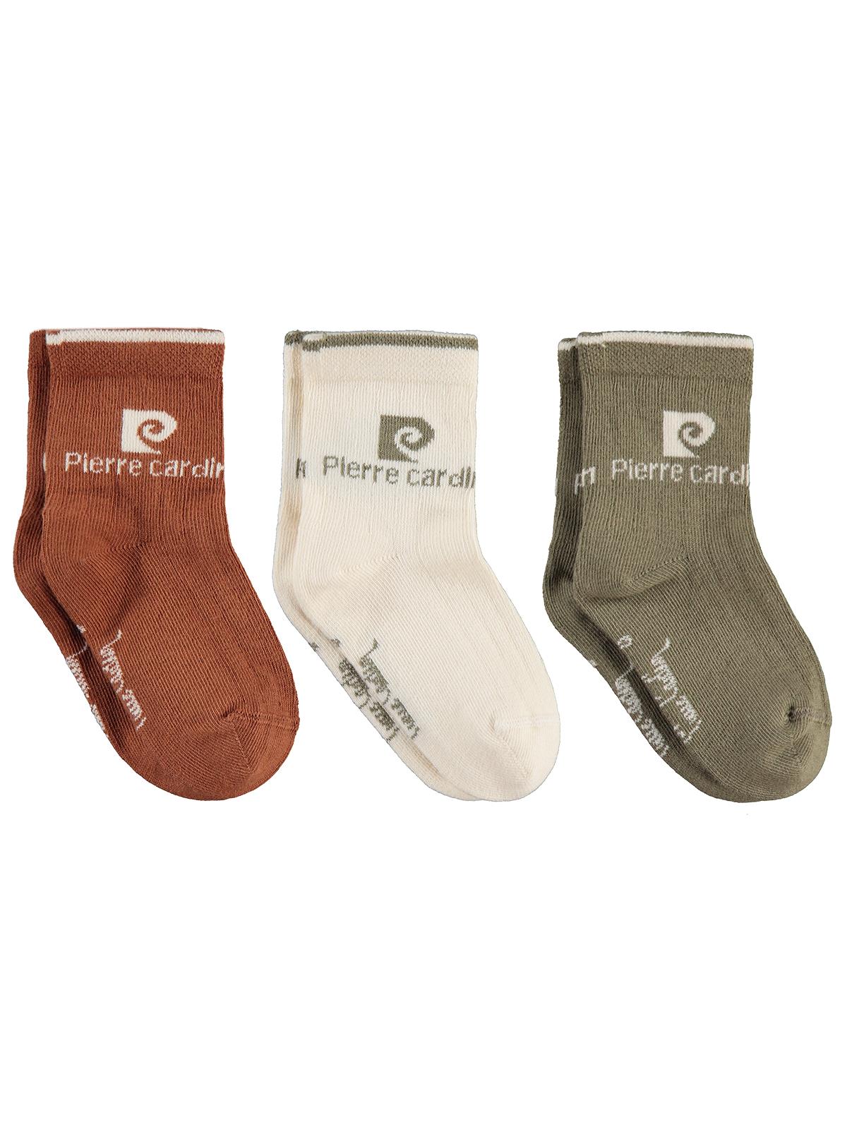 Pierre Cardin Extra Cotton Erkek Çocuk Soket Çorap | Okul Kreş ve Günlük Kullanım
