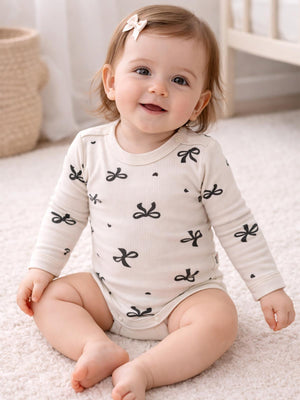 Civil Baby Fiyonk Empirme 1-36 Ay Çıtçıtlı Badi - Bej