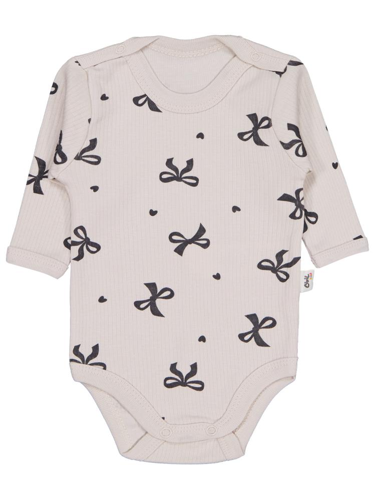 Civil Baby Fiyonk Empirme 1-36 Ay Çıtçıtlı Badi - Bej