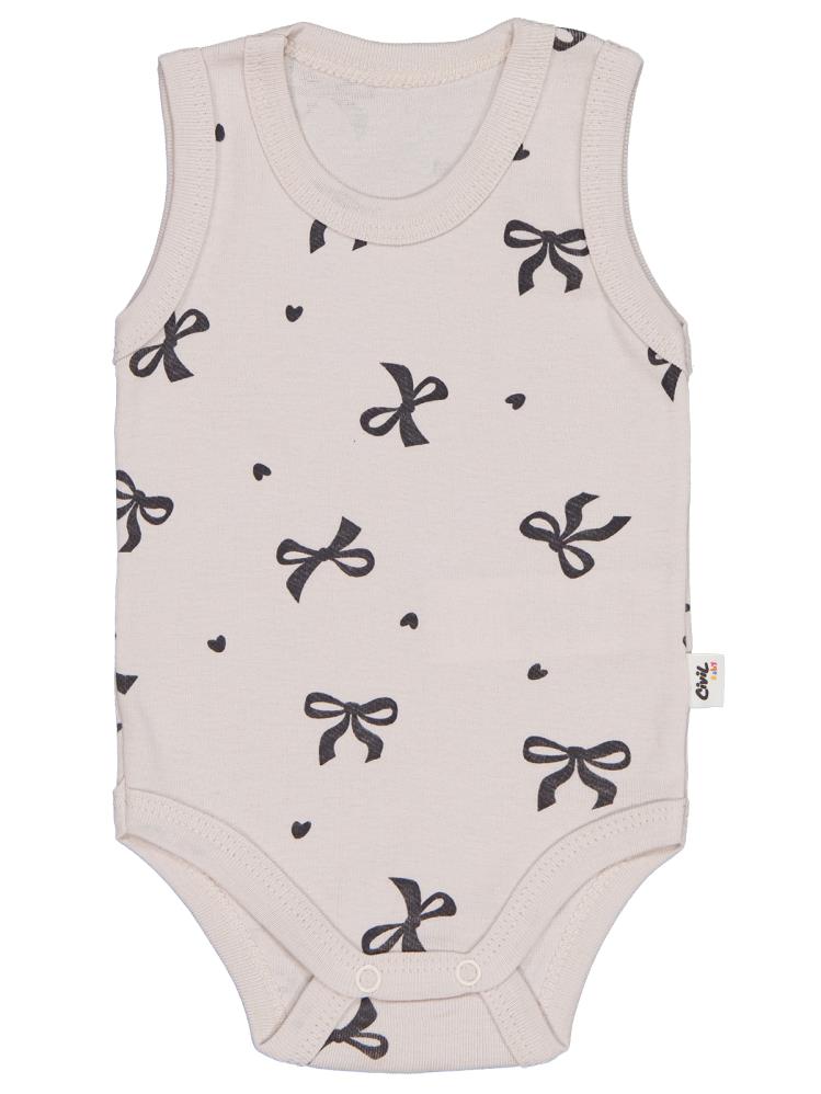 Civil Baby Fiyonk Empirme 1-36 Ay Çıtçıtlı Badi - Bej