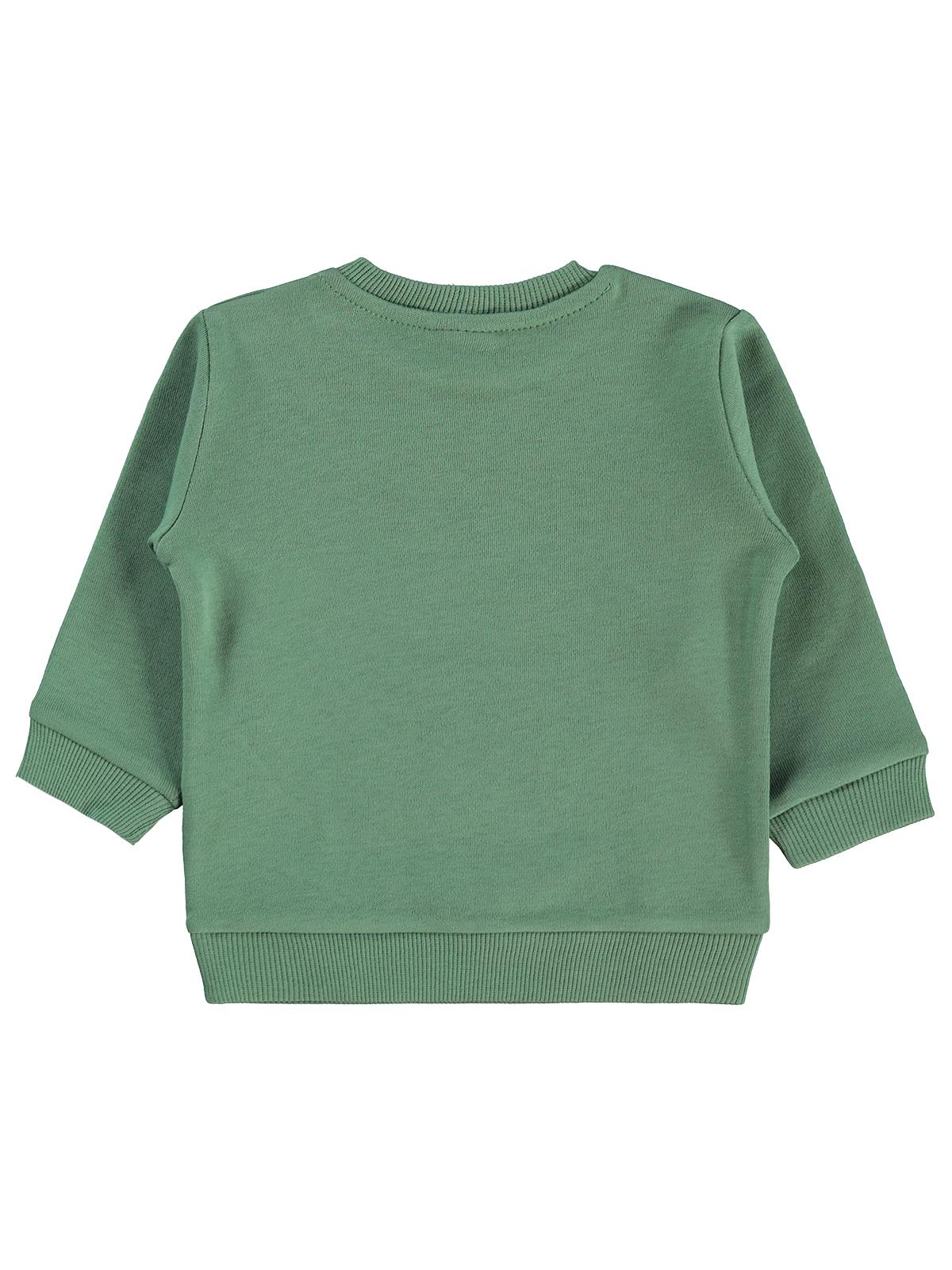 Civil Baby Give Me Yazı Baskılı 6-18 Ay Sweatshirt - Haki