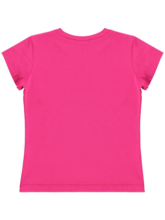 Civil Girls Basic 2-5 Yaş Tişört - Fusya